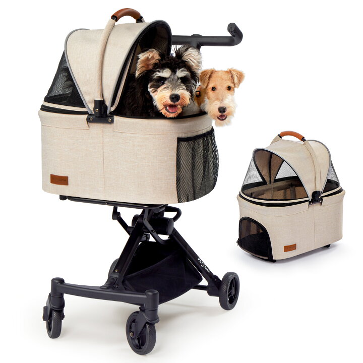 楽天市場】PETTENA ペットカート 分離型 犬用 バギー 猫 耐荷重20KG  