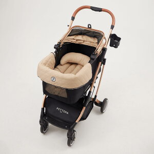 【楽天1位】ペットカート PETTENA KNIGHT小型犬 軽快走行 分離式 4輪ペットカート 対面式 ペットキャリー 犬カート ドッグカート 犬用バギー 折りたたみ式 自立可 多頭 小型犬 中型犬 犬バギー