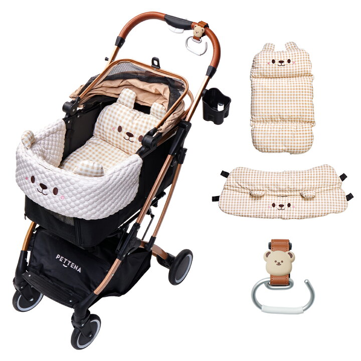 楽天市場】【楽天1位】ペットカート PETTENA KNIGHT軽快走行 分離式 4 