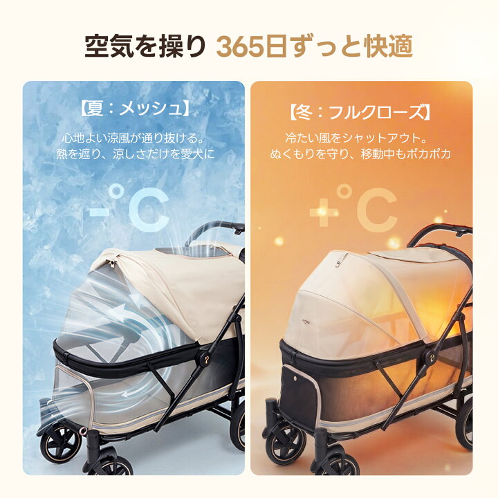 楽天市場】\本日限定3000円OFFCOUPON/PETTENA TITAN大型ペットカート 