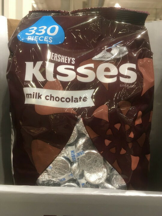 楽天市場 送料無料 コストコ Hershey S ハーシー キスチョコ ミルクチョコ 1 58kg アルミ個包装 Z ウォッチ
