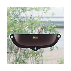 K＆H WINDOW BED KITTY SILL BROWN【ウィンドウベッド/ハウス/ベッド・猫用ベット/ペットベッド】【猫用品/ペット用品・ペットグッズ】