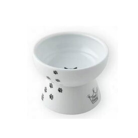 猫壱　猫用 脚付フードボウル プチ 猫柄【猫用食器/ペット用品/猫用品/猫】【旧おやつ皿】【電子レンジ対応/食洗機対応】