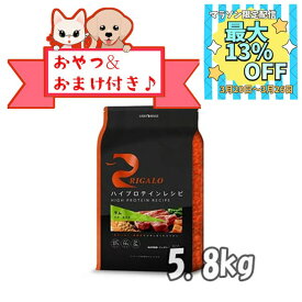 【数量限定マラソンクーポン♪】【おまけとおやつ付】リガロ　ハイプロテインレシピ　子犬成犬用　ラム　5．8kg【ライトハウス/ドッグフード/ペットフード/DOG FOOD/ドックフード】