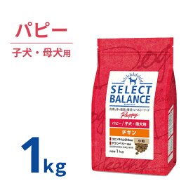 【ポイント5倍】 セレクトバランス パピー チキン 小粒 1kg ＜ 3個で 送料無料 ＞ 1才未満 幼犬 子犬 妊娠 授乳 母犬 プレミアムフード ドッグフード SELECT BALANCE [ 4541851005913 ]