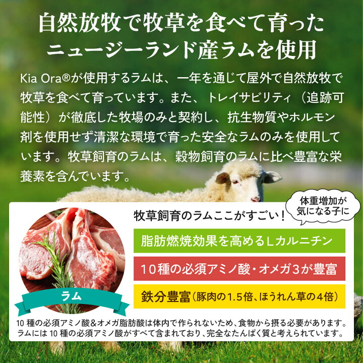 楽天市場】キアオラ ラム サーモン 2.7kg 小粒 ラム&サーモン 犬 成犬 