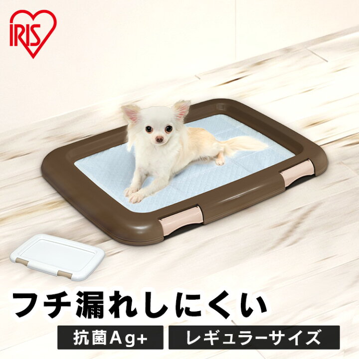 楽天市場 最安値に挑戦 犬 トイレトレー おしゃれ ペット トイレトレー ペットトイレ 洗える 犬トイレ ペット用 犬用 しつけ 簡単取り替え アイリスオーヤマ フチもれしにくい トレーニング 汚れ防止 ペットトレー 幅48 5cm Fmt 485 快適ペットライフ