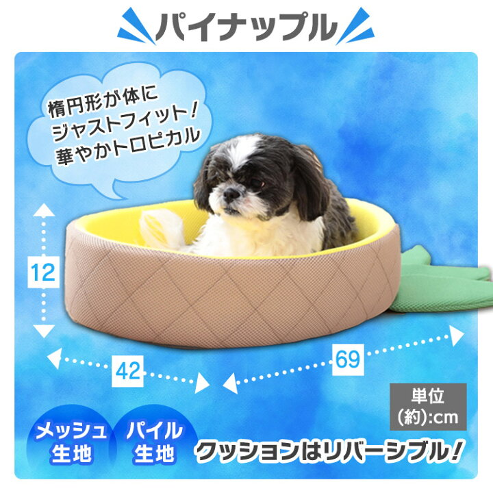 楽天市場 店内全品ポイント3倍 日迄 衝撃価格 ペットベッド 犬 猫 ペットベッド 通年 Pcb19 丸スイカ ひよこ ペンギン クローバー うきわ スイカ ベッド 春夏 ひんやりベッド暑さ対策 春用 夏用 ハウス 室内 モチーフ アイリスオーヤマ 22春夏 29pd