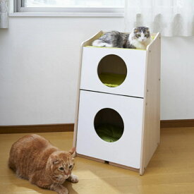 ペットベッド インテリア 隠す 猫トイレ ネコレストHi送料無料 ネコトイレ キャットハウス ペットベッド 猫トイレ ねこ ネコ 猫 ペット 多頭飼い ボンビアルコン ブラウン・ナチュラル