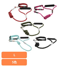 リード 犬 リーシュ LGE305 305 カラーズオブネイチャーシリーズ L リード 犬 リーシュ 散歩 犬用 犬具 アウトドア ジウォーク GEWALK レッド ピンク グリーン ブルー ブラック[2606SI]