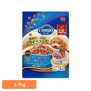 �h�b�O�t�[�h �R���{ �h�b�O COMBO �S���b�ƃr�[�t���� �ґ�R���{ �h���C�t�[�h �����p �V�j�A �Ή� �����h�{�H 1.7kg (425g×4��) ������ �y�b�g�t�[�h �� ���� �p�؂�r�[�t ���� ���Ȃ� �� �֐�