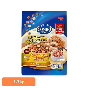 �h�b�O�t�[�h �R���{ �h�b�O COMBO �܂�₩�`�[�Y���� �ґ�R���{ �h���C�t�[�h �����p �V�j�A �Ή� �����h�{�H 1.7kg (425g×4��) ������ �y�b�g�t�[�h �� ���� �p�؂�`�[�Y �p�؂肳���� �� ��