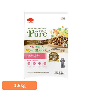 【最大400円クーポン★ワンにゃんDAY】コンボピュアドッグ国産鶏肉・野菜入り1.6kg 1011323日本ペットフード 国産 ドッグフード 着色料無添加 香料無添加 保存料無添加 フリーズドライ カゴメ