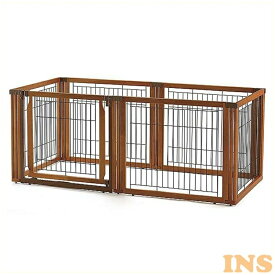 ペットサークル リッチェル 木製 大型犬 犬 ゲージ 大型 木製 リッチェル ペット用 木製3WAYサークル 6面70H 目安体重20kgまで 中型犬 木製 ドッグ ドッグサークル ドッグゲージ ペットゲート ゲート 仕切り ドア付き 屋内 室内 ハウス インテリア[2606SI]