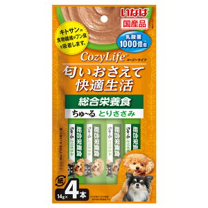 ドッグフード ペットフード 犬用品 いなば Cozy Lifeちゅ〜る 総合栄養食 ×48 DS-375犬 ちゅーる イナバ 犬用おやつ ささみ 国産 ペット用品 食べきりサイズ ペースト いなば とりささみ とりささ