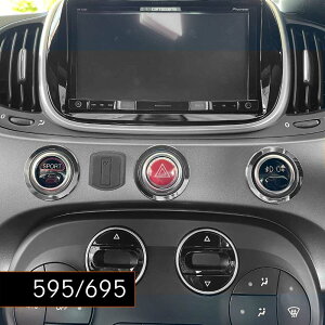 ABARTH F595 F695 �n�U�[�h�����O�Z�b�g �N���[�� 3pcs �A�o���g SPORT �����v �A�N�Z�T���[ �C���e���A ���� �J�X�^��