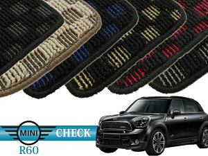 BMW mini R60 tA}bg (check) I[_[Ch J[}bg O4_Zbg 䕪 MINI r60 ԓp