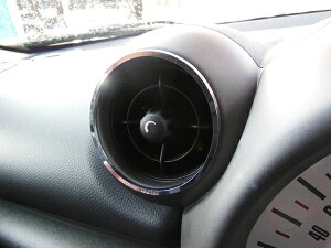 BMW MINI ミニ R60 R61 エアーベントセンターリング 2pcs bmw ミニクーパー アクセサリー リング パーツ I Love MINI
