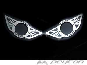 BMW MINI R60 R61p hAbNECO 2pcs ubN[x NXI[o[ bmw ~jN[p[ ANZT[ ILove MINI