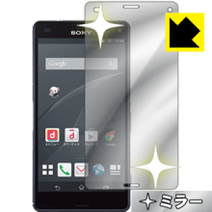 Mirror Shield �G�N�X�y���A Xperia Z3 Compact SO-02G (�O�ʂ̂�) ���{�� ���А�������
