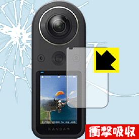 衝撃吸収【光沢】保護フィルム KanDao QooCam 8K 日本製 自社製造直販