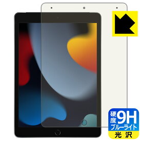 9H高硬度【ブルーライトカット】保護フィルム iPad (第9世代・2021年発売モデル) 日本製 自社製造直販