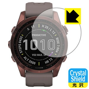 Crystal Shield �K�[�~�� GARMIN fenix 7S / fenix 7S Sapphire Dual Power ���{�� ���А�������