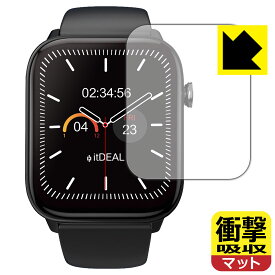 衝撃吸収【 反射低減 】保護フィルム itDEAL スマートウォッチ M18 日本製 自社製造直販