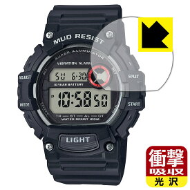 PDA工房 CASIO TRT-110H対応 衝撃吸収[光沢] 保護 フィルム 耐衝撃 日本製 自社製造直販