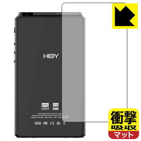 【スーパーSALE 10%OFF】PDA工房 HiBy R6 III 対応 衝撃吸収[反射低減] 保護 フィルム [背面用] 耐衝撃 日本製 自社製造直販