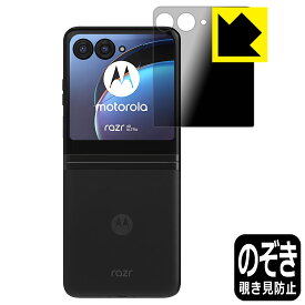 PDA工房 Motorola razr 40 ultra 対応 Privacy Shield 保護 フィルム [アウトディスプレイ用] 覗き見防止 反射低減 日本製 日本製 自社製造直販