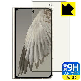 PDA工房 Google Pixel Fold 対応 9H高硬度[ブルーライトカット] 保護 フィルム [サブ画面用] 光沢 日本製 日本製 自社製造直販