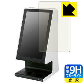 PDA工房 タッチターミナル RZ-A21S 対応 9H高硬度[ブルーライトカット] 保護 フィルム 光沢 日本製 自社製造直販