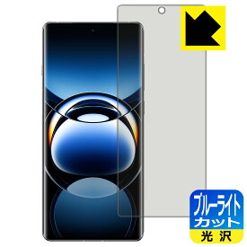 PDA工房 OPPO Find X7 Ultra 対応 ブルーライトカット[光沢] 保護 フィルム [指紋認証対応] 日本製 自社製造直販