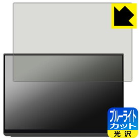 ブルーライトカット【 光沢 】保護フィルム EHOMEWEI 16インチ モバイルモニター タッチパネル LQ-160PW (E160DSL) / LQ-160PU (E160DSL-4K) 日本製 自社製造直販