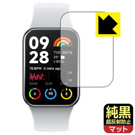 純黒クリア【 超反射防止 】保護フィルム Xiaomi Smart Band 8 Pro 日本製 自社製造直販
