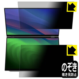Privacy Shield【 覗き見防止・反射低減 】保護フィルム EHOMEWEI 16インチ デュアルモバイルモニター XQ-160PW (E160DSX) 日本製 自社製造直販