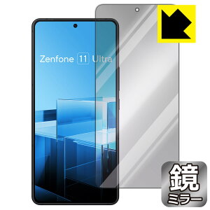 PDA�H�[ ASUS ZenFone 11 Ultra �Ή� Mirror Shield �ی� �t�B���� �~���[ ���� ���{�� ���А�������