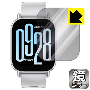 PDA工房 Xiaomi Redmi Watch 5 Active 対応 Mirror Shield 保護 フィルム ミラー 光沢 日本製 自社製造直販