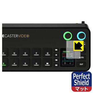 PDA�H�[ RODECaster Video �Ή� PerfectShield �ی� �t�B���� [�^�b�`�X�N���[���p] ���˒ጸ �h�w�� ���{�� ���А�������