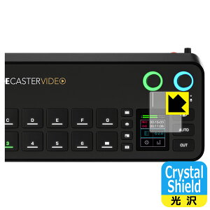 PDA�H�[ RODECaster Video �Ή� Crystal Shield �ی� �t�B���� [�^�b�`�X�N���[���p] ���� ���{�� ���А�������