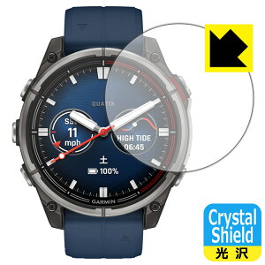 PDA�H�[ GARMIN quatix 8 AMOLED [�P�[�X�T�C�Y47mm�p] �Ή� Crystal Shield �ی� �t�B���� ���� ���{�� ���А�������