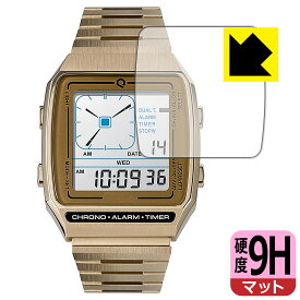 PDA工房 TIMEX Q TIMEX Reissue Digital LCA TW2U72500 / TW2U72400 対応 9H高硬度[反射低減] 保護 フィルム 日本製 自社製造直販