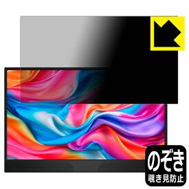 PDA工房 JAPANNEXT JN-MD-IPS1565FHDR [タッチパネルなしモデル] 対応 Privacy Shield 保護 フィルム 覗き見防止 反射低減 日本製 自社製造直販