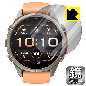 PDA�H�[ GARMIN fenix 9 Pro �y�P�[�X�T�C�Y 43mm�p�z �Ή� Mirror Shield �ی� �t�B���� �~���[ ���� ���{�� ���А�������