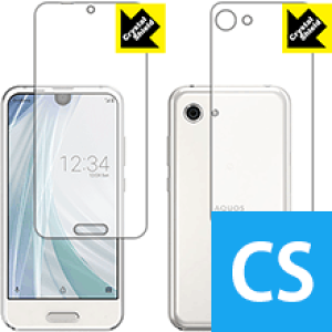 Crystal Shield �A�N�I�X AQUOS R compact SHV41/701SH/SH-M06 (���ʃZ�b�g) 3���Z�b�g ���{�� ���А�������