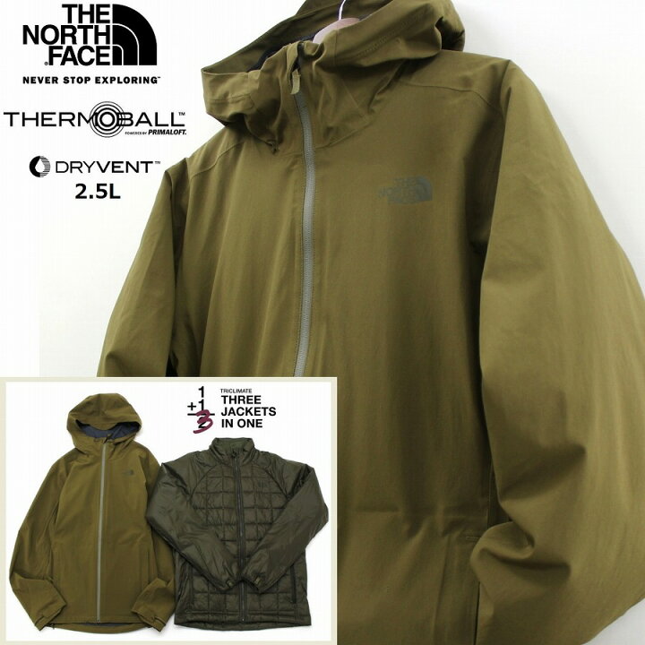 楽天市場】THE NORTH FACE ザ ノースフェイス 3way THERMOBALL  