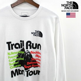 THE NORTH FACE ザ ノースフェイス Trail Run Mountain Tour LONG SLEEVE ロングスリーブ ロンT カットソー メンズ TNF WHITE 白色