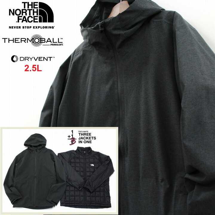楽天市場】THE NORTH FACE ザ ノースフェイス 3way THERMOBALL 