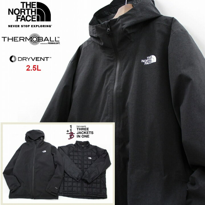 楽天市場】THE NORTH FACE ザ ノースフェイス 3way THERMOBALL  